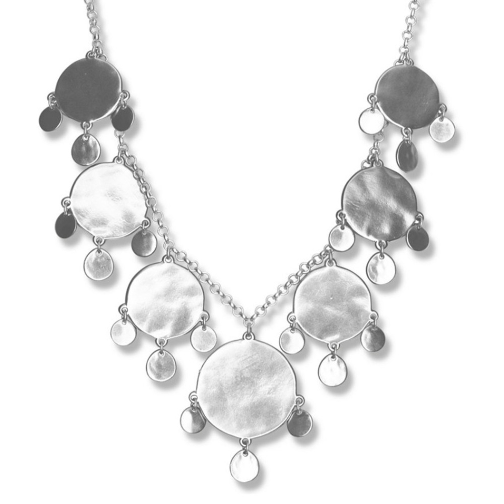 Lucky Brand NEW layered statement necklace 18”